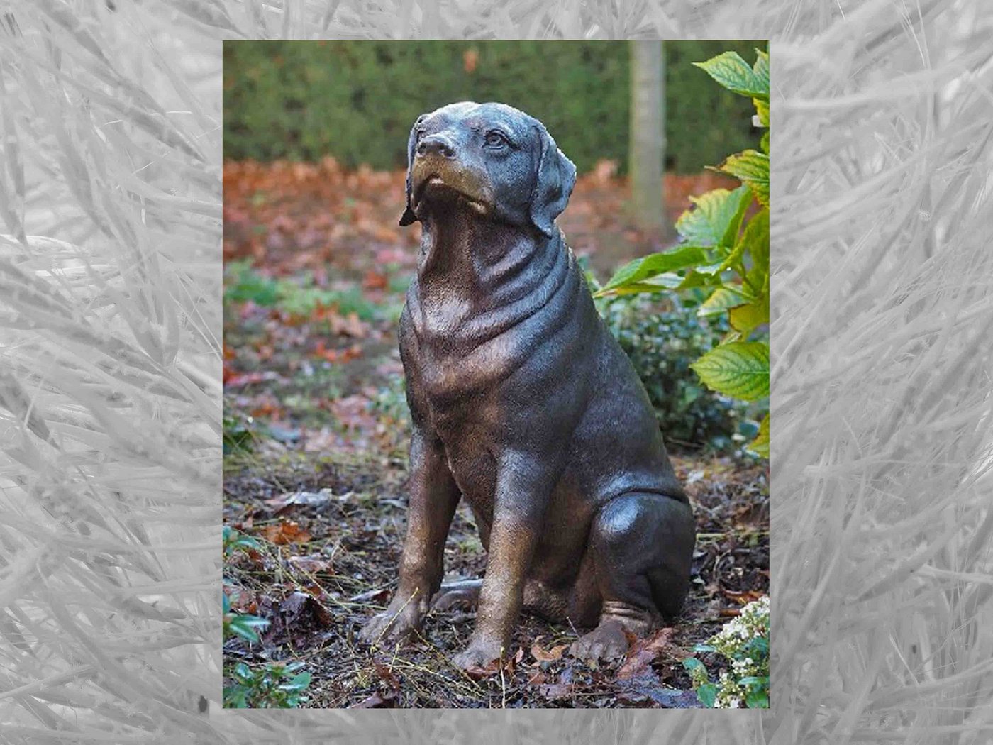 IDYL Gartenfigur IDYL Bronze-Skulptur Rottweiler, Bronze von IDYL