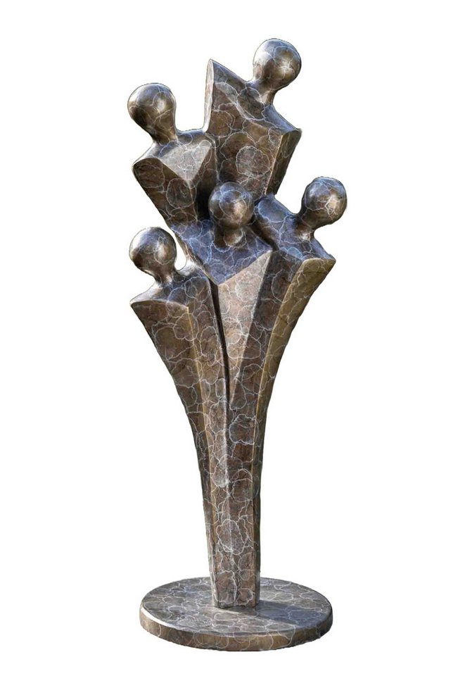 IDYL Gartenfigur IDYL Bronze-Skulptur Verbundenes Paar, Bronze – sehr robust – Langlebig – witterungsbeständig gegen Frost, Regen und UV-Strahlung. Die Modelle werden in Wachsausschmelzverfahren in Bronze gegossen und von Hand patiniert. von IDYL