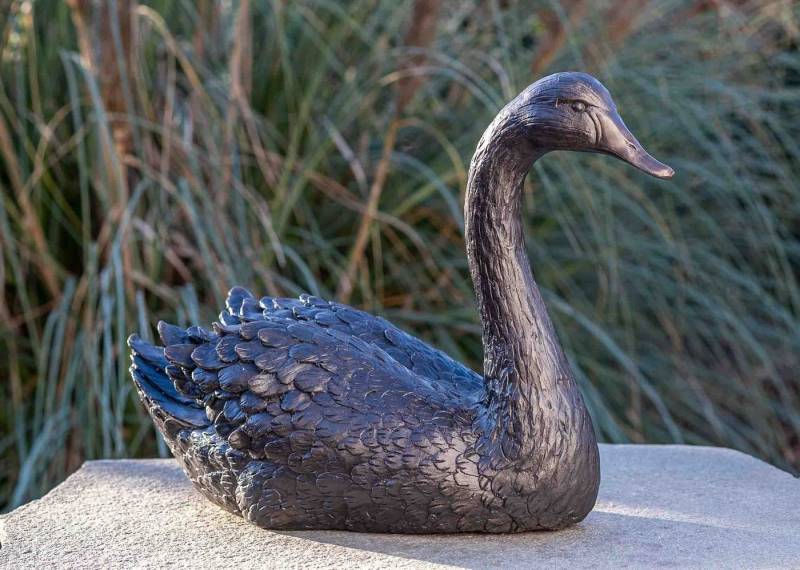IDYL Gartenfigur IDYL Bronze-Skulptur großer Schwan, Bronze IDYL Gartenfigur IDYL Bronze-Skulptur großer Schwan, Bronze von IDYL