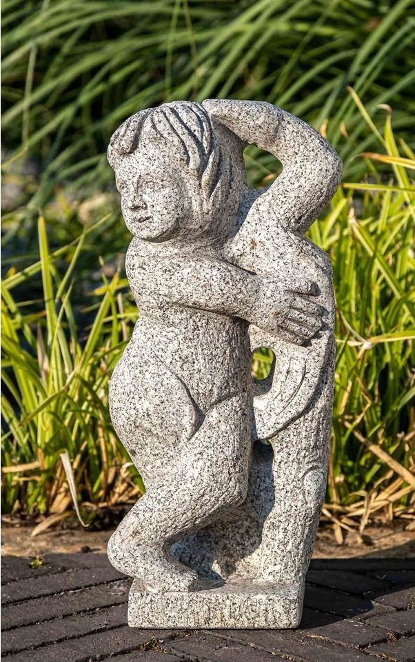 IDYL Gartenfigur IDYL Granit Figur Engel, Granit – ein Naturprodukt – sehr robust – witterungsbeständig gegen Frost, Regen und UV-Strahlung. von IDYL