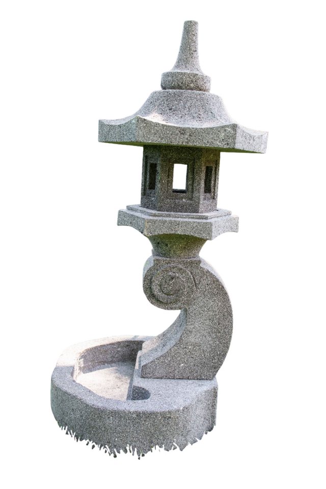 IDYL Gartenfigur Lavastein Laterne Rankei mit Becken, Laterne aus echtem Lavastein handgefertig. Ein reines Naturprodukt. IDYL Gartenfigur Lavastein Laterne Rankei mit Becken, Laterne aus echtem Lavastein handgefertig. Ein reines Naturprodukt. von IDYL