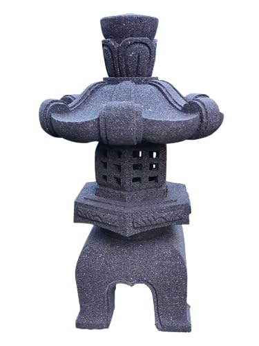 IDYL Stein-Laterne Lampe Yukimi aus Lavastein | frostfest |Höhe 50 cm | massives Naturprodukt | Dekorativ für Wohnrau Teelicht geeignet IDYL Stein-Laterne Lampe Yukimi aus Lavastein | frostfest |Höhe 50 cm | massives Naturprodukt | Dekorativ für Wohnrau Teelicht geeignet von IDYL