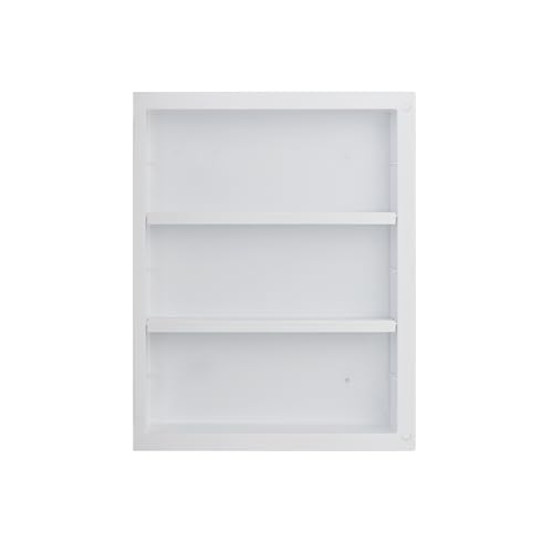 IDYLLOR Duschnische 14x18, Einbau-Medikamentenschrank ohne Spiegel, 304 Edelstahl Badezimmer Aufbewahrungsschrank mit Regal, wasserdichte Wandnische für Badezimmer in Mattweiß IDYLLOR Duschnische 14x18, Einbau-Medikamentenschrank ohne Spiegel, 304 Edelstahl Badezimmer Aufbewahrungsschrank mit Regal, wasserdichte Wandnische für Badezimmer in Mattweiß von IDYLLOR