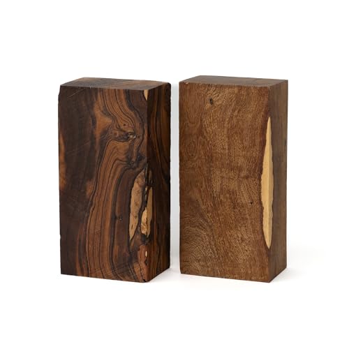 IECAP LLC 2 Stück Hartholz Eisenholz Rohlinge Exotisches Holz - Woodchucks Holz - Hartholz Holz - Naturholz für DIY Handwerk - Eisenholz Holz Drehlinge Paar - Größe 15,2 x 7,6 x 5,1 cm IECAP LLC 2 Stück Hartholz Eisenholz Rohlinge Exotisches Holz - Woodchucks Holz - Hartholz Holz - Naturholz für DIY Handwerk - Eisenholz Holz Drehlinge Paar - Größe 15,2 x 7,6 x 5,1 cm von IECAP LLC