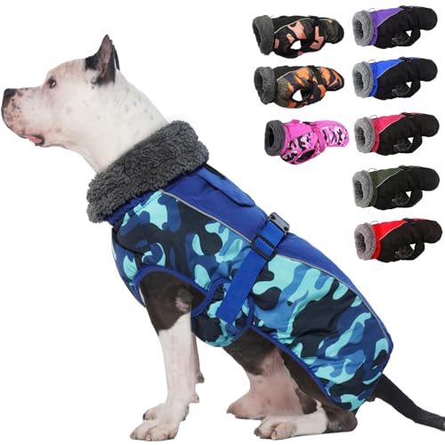 IECOii Hundemantel Winter,Warme Fleece Rollkragen Hundejacke,Wasserdicht Winterjacken Wintermäntel für Hunde,Reflektierend Verstellbar Kaltes Wetter Hundekleidung für Kleine Mittelgroße Grosse Hunde IECOii Hundemantel Winter,Warme Fleece Rollkragen Hundejacke,Wasserdicht Winterjacken Wintermäntel für Hunde,Reflektierend Verstellbar Kaltes Wetter Hundekleidung für Kleine Mittelgroße Grosse Hunde von IECOii