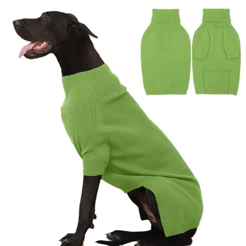 IECOii Violett, extra großer Hundepullover, Warmer Wintermantel für große Hunde von IECOii