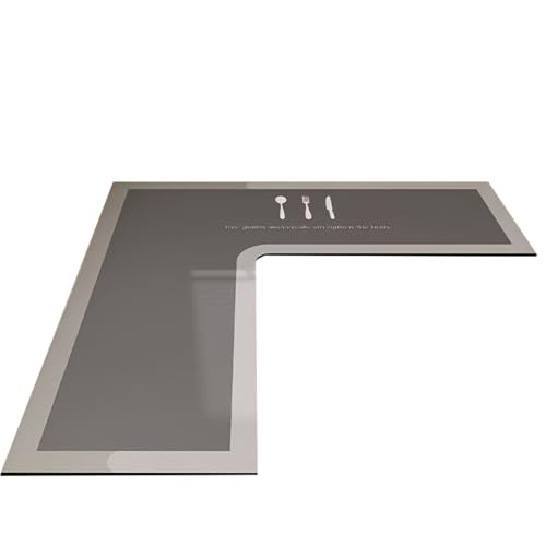 IEEDFJKK rutschfeste, saugfähige Küchenmatte zur Fleckenvorbeugung und bequemer Kunststoff, schmutzabweisend und leicht zu pflegen, Typ+3, 70 * 70cm von IEEDFJKK