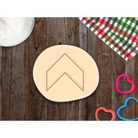 Chevron Cookie Cutter Fondant Pfeil Cupcake Topper Lebkuchen Baby Dusche Geschenk von IEFDesign