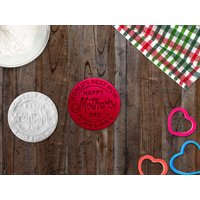 Muttertag Keks Stempel Fondant Embosser Cupcake World Es Best Mom Topper Lebkuchen Keksschneider Set Geschenk von IEFDesign