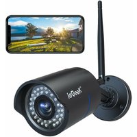Berwachungskamera Aussen 1080P wlan ip Kamera Outdoor Wasserdicht IP66 mit 25m Nachtsicht - black - Iegeek von IEGEEK