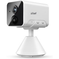 ieGeek 1080P HD Überwachungskamera Innen Akku,Überwachungskamera Innen WLAN 2.4GHz, WLAN Ip Kamera mit Nachtsicht, PIR Bewegungserkennung, von IEGEEK