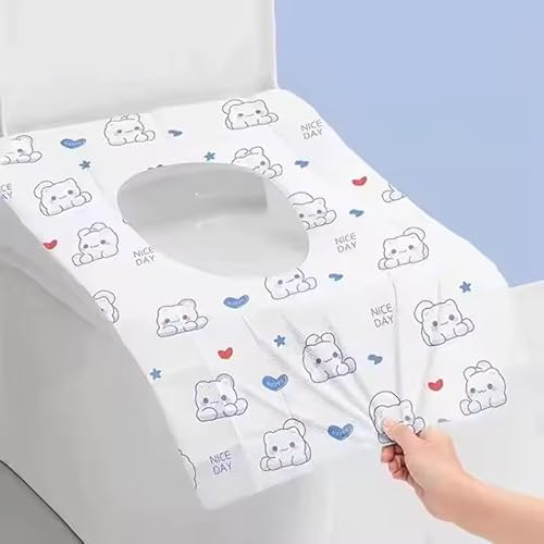 IEGI 40 Stück Einweg Toilettenauflage für Kinder, Toilette Auflage Sitzbezug WC-Sitz Matte Toilettenpapier für Einkaufszentren, Krankenhaus, Büro, Einweg Toilettensitzbezug IEGI 40 Stück Einweg Toilettenauflage für Kinder, Toilette Auflage Sitzbezug WC-Sitz Matte Toilettenpapier für Einkaufszentren, Krankenhaus, Büro, Einweg Toilettensitzbezug von IEGI