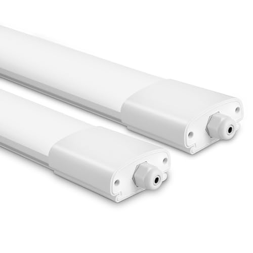 IEGLED 2er-Set LED Röhre 150cm, 45W 5000LM Feuchtraumleuchte LED, 4000K Neutralweiß Deckenlampe mit Wasserfest IP65 IEGLED 2er-Set LED Röhre 150cm, 45W 5000LM Feuchtraumleuchte LED, 4000K Neutralweiß Deckenlampe mit Wasserfest IP65 von IEGLED