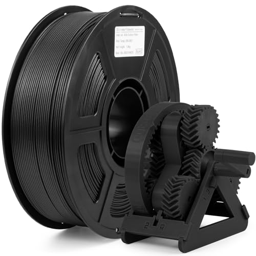 IEMAI ASA Filament 1,75, ASA Kohlefaser Filament 3D Drucker Filament, Upgrade ASA CF Filament Gefüllt 20% Kohlefaser, Sonnen und Witterungsbeständigkeit, Filament ASA 1,75mm, Matt Schwarz 1Kg Spule von IEMAI