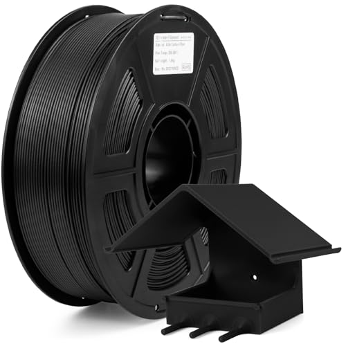 IEMAI ASA Filament 1.75mm 1Kg, ASA mit 20% Kohlenstofffaser, 3D Drucker Filament ASA CF, Hochfest Wetterbeständig, ASA 1.75mm, Maßgenauigkeit +/- 0.02 mm von IEMAI