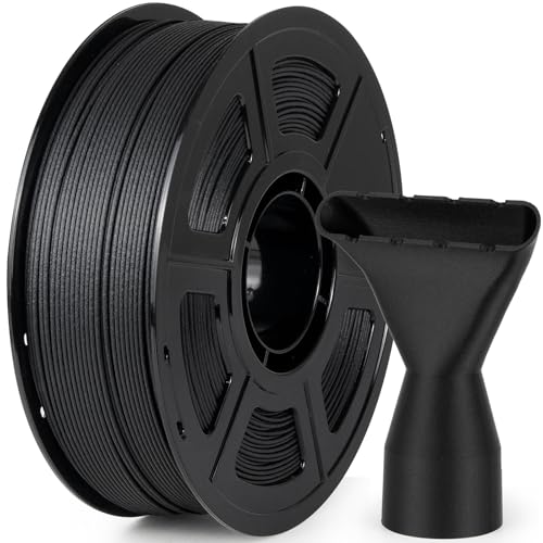 IEMAI Glasfaserverstärktes ASA Filament 1.75mm 1Kg, Schwarz PETG GF 3D Drucker Filament, Hohe Schlagzähigkeit, Haltbarkeit, Steifigkeit, Passend für die meisten FDM 3D Drucker von IEMAI