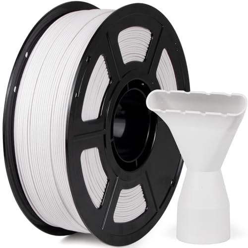 IEMAI Glasfaserverstärktes ASA Filament 1.75mm 1Kg, Weiß PETG GF 3D Drucker Filament, Hohe Schlagzähigkeit, Haltbarkeit, Steifigkeit, Passend für die meisten FDM 3D Drucker von IEMAI