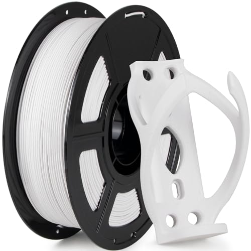IEMAI Glasfaserverstärktes PETG Filament 1.75mm 1Kg, Weiß PETG GF 3D Drucker Filament, Hohe Schlagzähigkeit, Haltbarkeit, Steifigkeit, Passend für die meisten FDM 3D Drucker von IEMAI