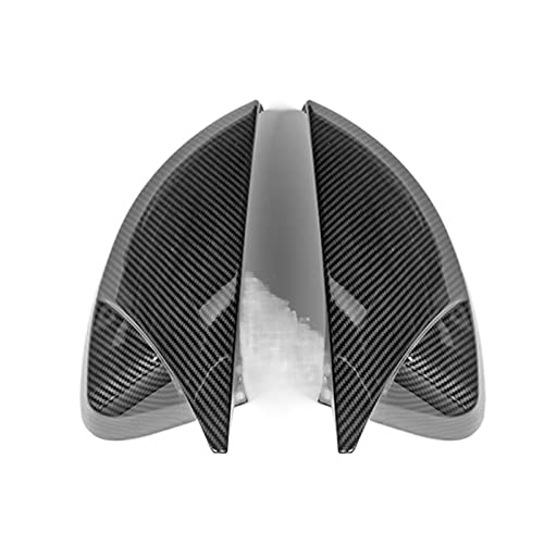 IENQBVL Für A-UDI A3 S3 8V RS3 2015-2019 2 Stück Auto Seitentür Rückspiegel Abdeckkappe Add-on Auto Rückspiegel Kappe Abdeckungen Spiegelabdeckungen(Carbon) von IENQBVL