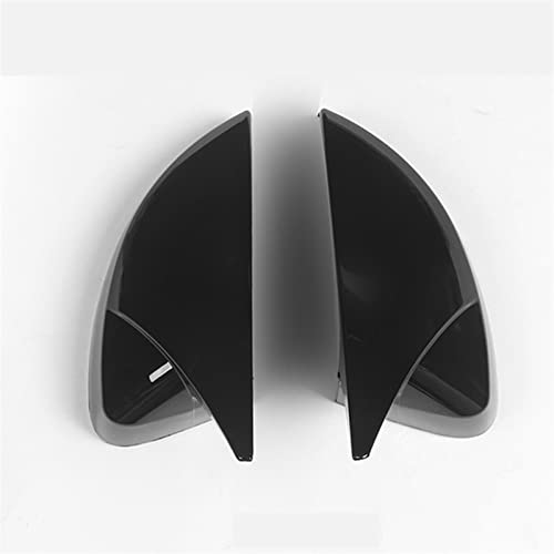 IENQBVL Für A-UDI A3 S3 8V RS3 2015-2019 2 Stück Auto Seitentür Rückspiegel Abdeckkappe Add-on Auto Rückspiegel Kappe Abdeckungen Spiegelabdeckungen(Glossy Black) von IENQBVL