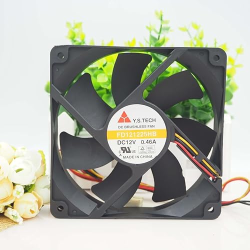 Y.S FD121225HB DC12V 0.46A 120 * 25MM 12CM 3-Wire Case Cooling Fan von IENQETVR