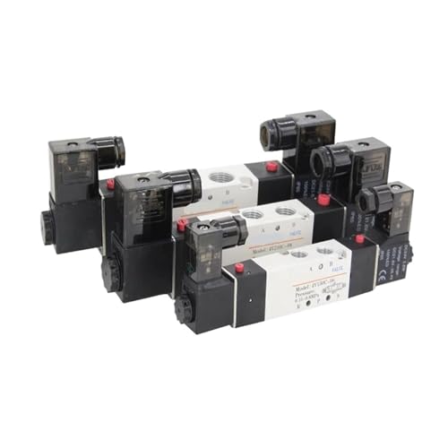 1 stücke 4V130C-06 4V230C-08 4V330C-10 Magnetventil Luftventil Drei Position Fünf Weg Umkehr Ventil 12V 24V 110V 220V(4v330c-08,AC24V) von IEUMJNAT