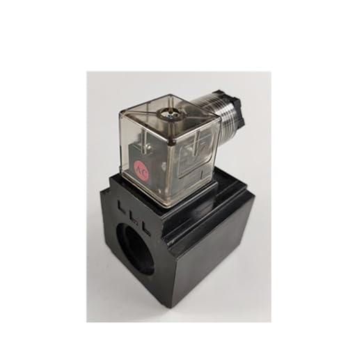 Hydraulik-Magnetventilspule, Zwei-Stecker-Typ/Drei-Stecker-Typ, Innendurchmesser 20 mm, Höhe 51 mm, AC220 V, AC110 V(B1lack) von IEUMJNAT