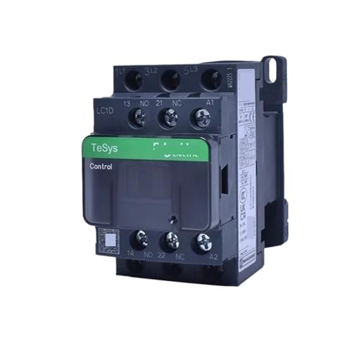 IEUMJNAT 220 V AC Dreipoliger Schütz Dreiphasig 50/60 Hz LC1D25 LC1D32 LC1D38 Spulenspannung 24 V(AC LC1D38) von IEUMJNAT