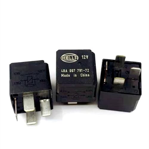 IEUMJNAT Autorelais 4RA 007 791-72 4RA 007 791 72 4RA00779172 12 V DC 12 V 12 V 4-poliges Autorelais (5 Stück) von IEUMJNAT