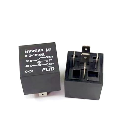 IEUMJNAT Autorelais M1 012-1H1GGL M1 012 1H1GGL M10121H1GGL 12 V DC 12 V 12 V 5-poliges Relais (5 Stück) von IEUMJNAT