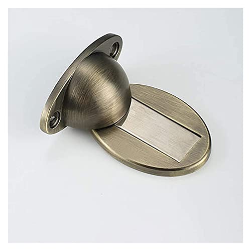 IEUMJNAT Türstopper Magnetischer Magnet Türstopper Halter Glastür Versteckter Türstopper Unsichtbarer Türblock for Winddicht und Antikollision Einfach zu installierende Stopper(Green Bronze) von IEUMJNAT
