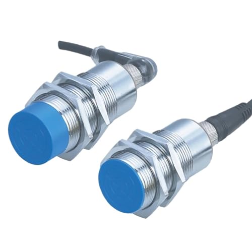 IEUMJNAT Zylinder-Näherungsschalter LJ30-Sensorik 10 mm/15 mm DC 6–36 VDC NPN PNP NO NC NO+NC mit 2 m Luftfahrtsteckerkabel(Sn Distance 10mm,DC 2-Wire-NC-Bend 2M) von IEUMJNAT