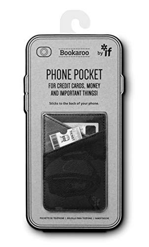 IF Bookaroo Phone Pocket, Accessory Credit Card Case, 10 cm, Black von IF