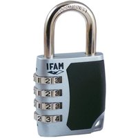 Ifam - Vorhängeschloss c45s. Zink. 44,5mm. Bogen ø6,3mm. mit Kombination. Ifam - Vorhängeschloss c45s. Zink. 44,5mm. Bogen ø6,3mm. mit Kombination. von IFAM