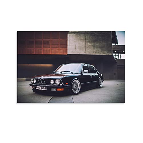 Auto-Poster BMW 5er-Serie E28, Leinwand-Kunst, Poster und Wandkunst, Druck, modernes Familien-Schlafzimmer, 50 x 75 cm von IFER