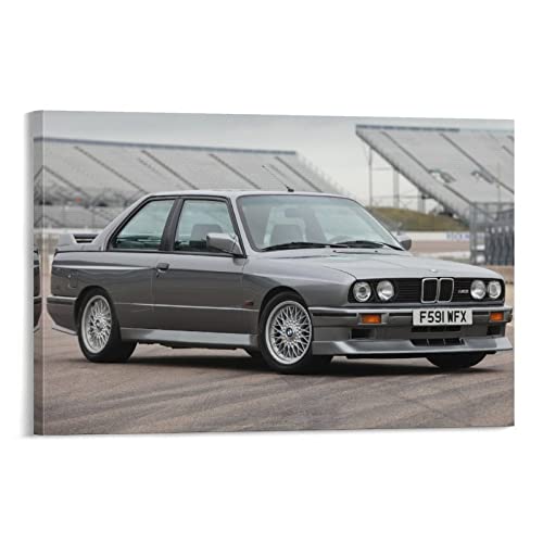 Auto-Poster BMW E30 M3 Poster dekorative Malerei Leinwand Wandkunst Wohnzimmer Poster Schlafzimmer Malerei 30 x 45 cm von IFER