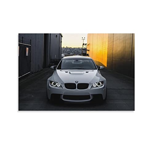 Auto-Poster BMW E92 M3, dekoratives Gemälde, Leinwand, Wandkunst, Wohnzimmer, Poster, Schlafzimmer, Gemälde 30 x 45 cm von IFER