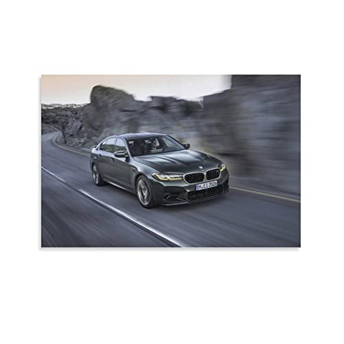 Auto-Poster BMW M5 Cs, Leinwand-Kunst, Poster und Wandkunst, Bilddruck, modernes Familien-Schlafzimmer, Deko-Poster, 30 x 45 cm von IFER