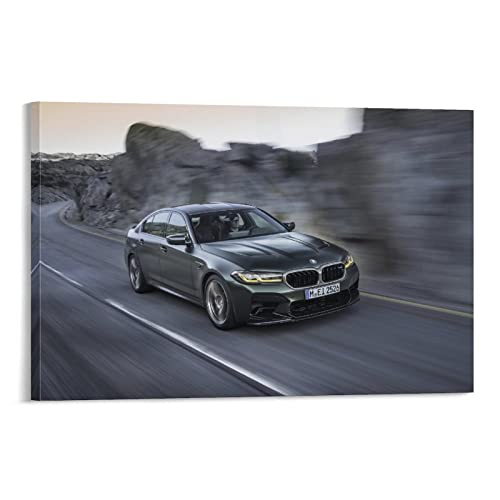 Auto-Poster BMW M5 Cs, Leinwand-Kunst, Poster und Wandkunst, Bilddruck, modernes Familien-Schlafzimmer, Deko-Poster, 30 x 45 cm von IFER
