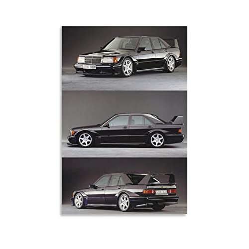 Auto-Poster Mercedes 190e W201 Evolution Poster Dekorative Malerei Leinwand Wandkunst Wohnzimmer Poster Schlafzimmer Gemälde 30 x 45 cm von IFER