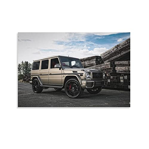Auto-Poster Mercedes Amg G63 Leinwand-Kunst-Poster und Wand-Kunstdruck, modernes Familien-Schlafzimmer-Deko-Poster, 30 x 45 cm von IFER