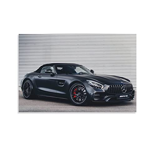 Auto-Poster Mercedes Amg Gt, Leinwand-Kunst, Poster und Wandkunst, Bilddruck, modernes Familien-Schlafzimmer, Deko-Poster, 40 x 60 cm von IFER