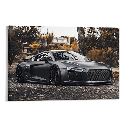 IFER Supercar Poster Audi R8 Leinwand-Poster und Wandkunstdruck, modernes Familienschlafzimmer, Dekoration, 30 x 45 cm von IFER