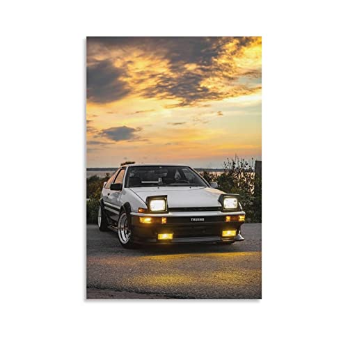 JDM-Auto-Poster Toyota Corolla Ae86, Leinwand-Kunst, Poster und Wandkunst, Bilddruck, modernes Familien-Schlafzimmer, Dekor-Poster, 40 x 60 cm von IFER