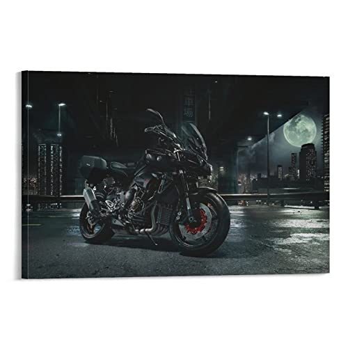 Motorrad-Poster Yamaha MT-10, dekoratives Gemälde, Leinwand, Wandkunst, Wohnzimmer, Poster, Schlafzimmer, Gemälde, 30 x 45 cm von IFER