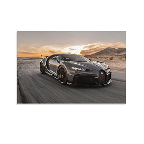 Supercar Poster Bugatti Chiron Pur Sport, Leinwand-Kunst, Poster und Wandkunst, Bilddruck, modernes Familien-Schlafzimmer, Deko-Poster, 40 x 60 cm von IFER