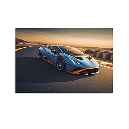 Supercar Poster Lamborghini Huracan Sto Poster Dekorative Malerei Leinwand Wandkunst Wohnzimmer Poster Schlafzimmer Gemälde 30 x 45 cm von IFER