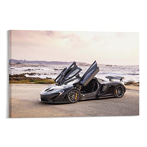 Supercar Poster Mclaren P1 Dekoratives Gemälde Leinwand Wandkunst Wohnzimmer Poster Schlafzimmer Gemälde 40 x 60 cm von IFER