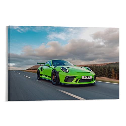 Supercar Poster Porsche 911 Gt3 RS Leinwand-Kunstposter und Wandkunstdruck, modernes Familien-Schlafzimmer, Dekor-Poster, 40 x 60 cm von IFER