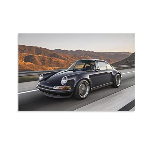 Supercar Poster Porsche 911 Leinwand-Poster und Wandkunstdruck, modernes Familienzimmer, Dekoration, 40 x 60 cm von IFER